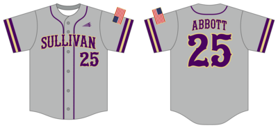 Sullivan Golden Arrows Custom Hexaflex Baseball Jersey #J3B