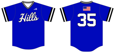Warren Hills HS Custom HexaFlex Baseball Jersey #J3b