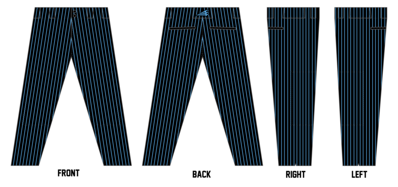 Salina Spikes Custom Long Relaxed Baseball Pant #BP22d