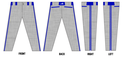Salina Spikes Custom ProFit Baseball Pant #BP27c