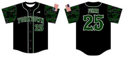 Yorktown 8U Titans Custom NanoDri Baseball Jersey #J13b