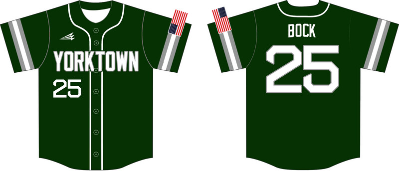 Yorktown 8U Titans Custom NanoDri Baseball Jersey #J14c