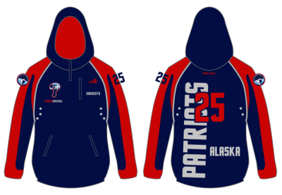 Players Edge Patriots Custom Gladiator Hoodie #GH5