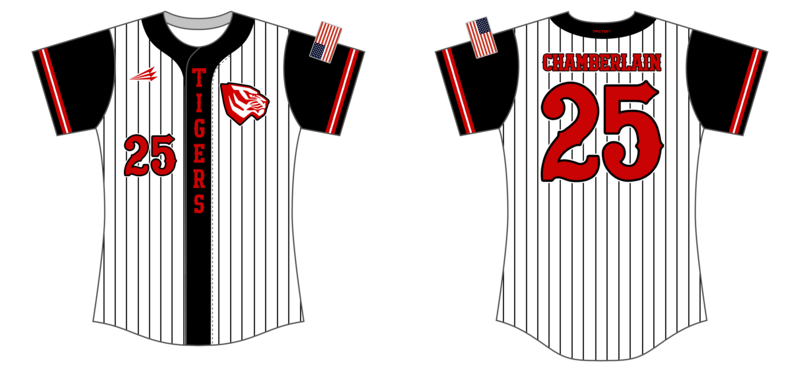 West Blocton Tigers Softball Custom HexaFlex Softball Jersey #J1B