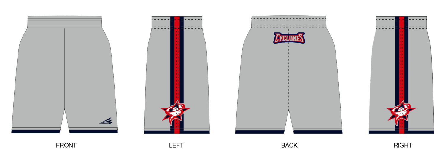 Cicero Cyclones Custom Revolution Pocket Shorts #RV1