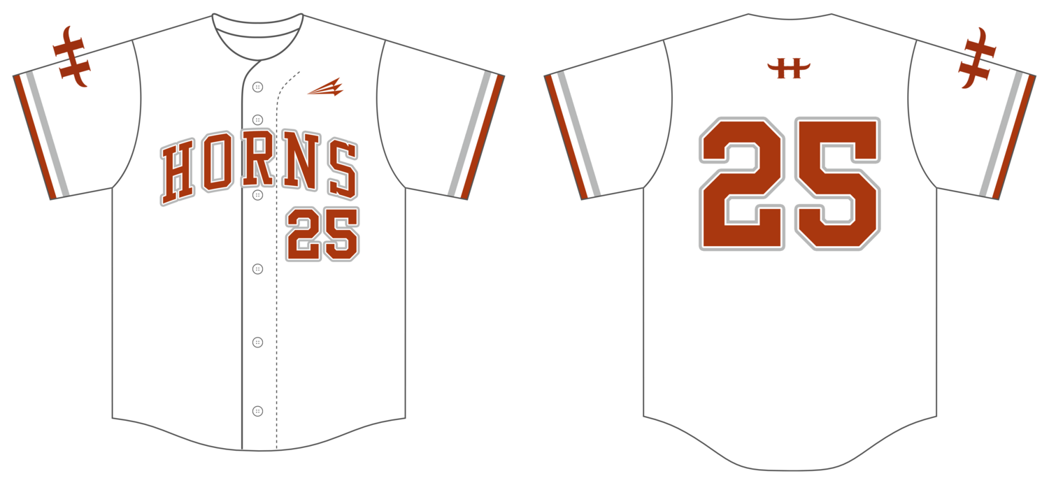 Austin Horns Custom NanoDri Baseball Jersey #J16C