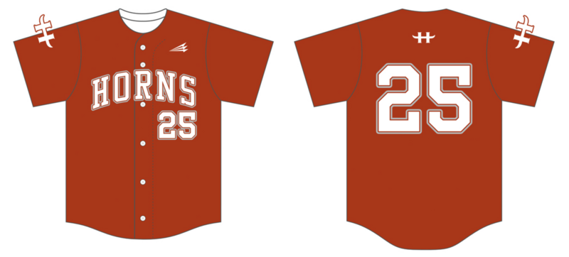 Austin Horns Custom NanoDri Baseball Jersey #J16D