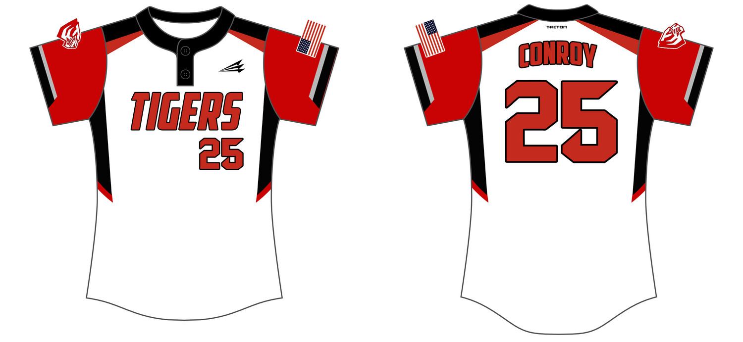 West Blocton Tigers Middle Custom HexaFlex Softball Jersey #J5