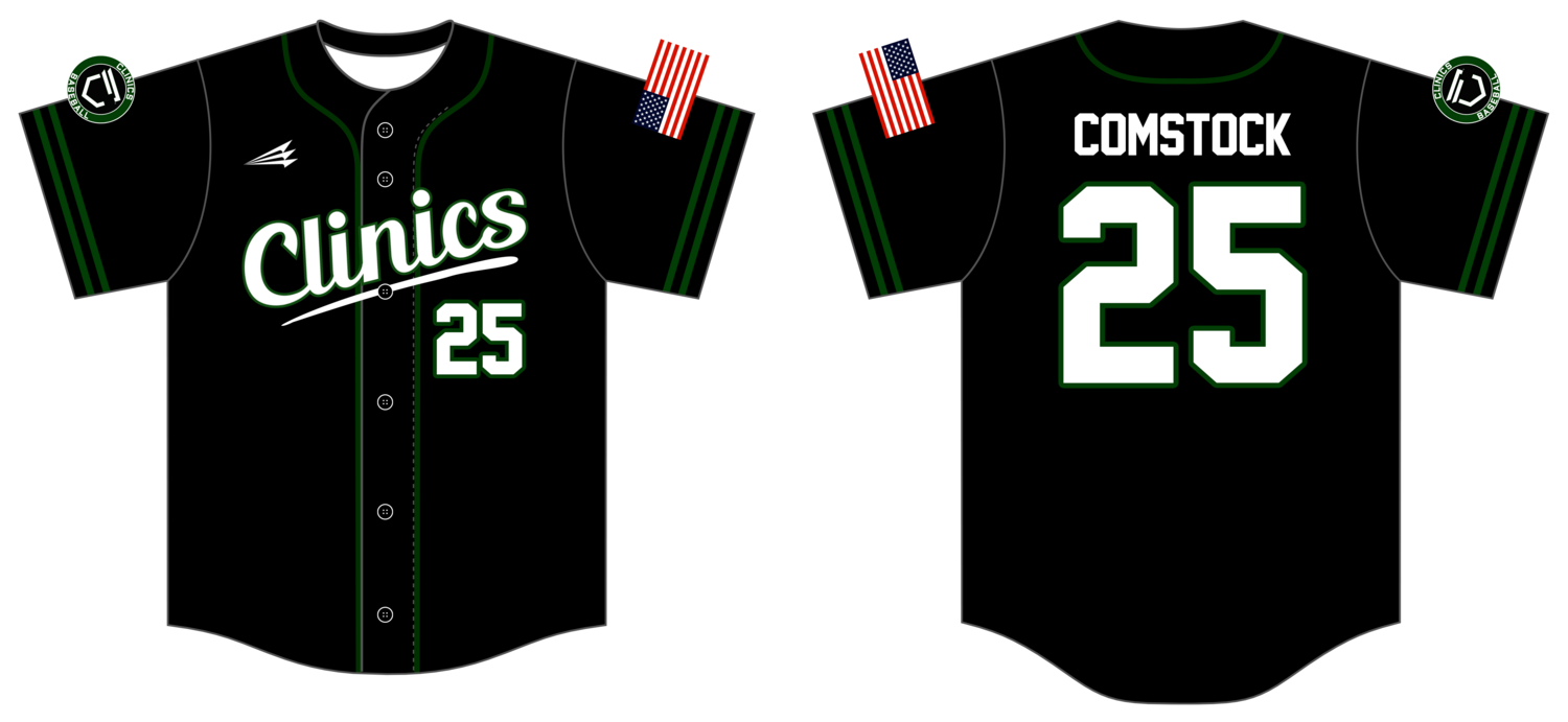 Clinics Custom NanoDri Baseball Jersey #J1