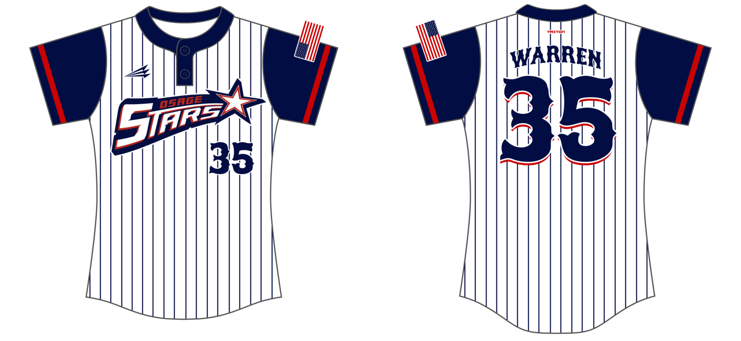 Osage Stars Custom NanoDri Softball Jersey #J2b