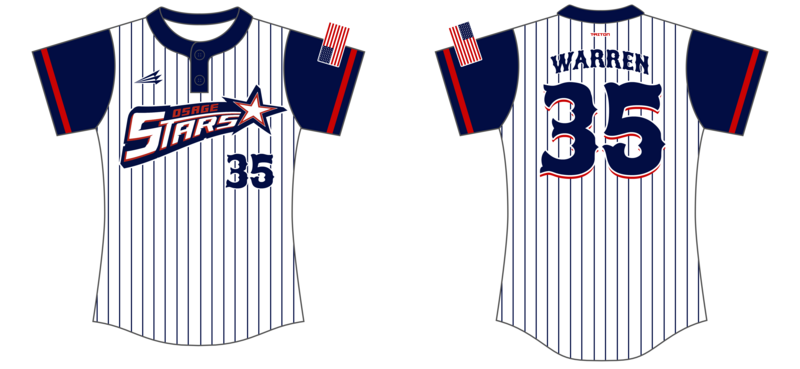 Osage Stars Custom NanoDri Softball Jersey #J2b
