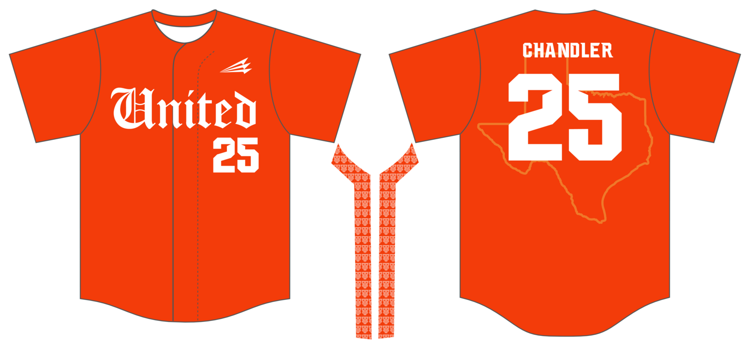 Austin United Tigers Custom HexaFlex Baseball Jersey #J11e