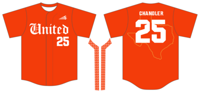 Austin United Tigers Custom HexaFlex Baseball Jersey #J11e
