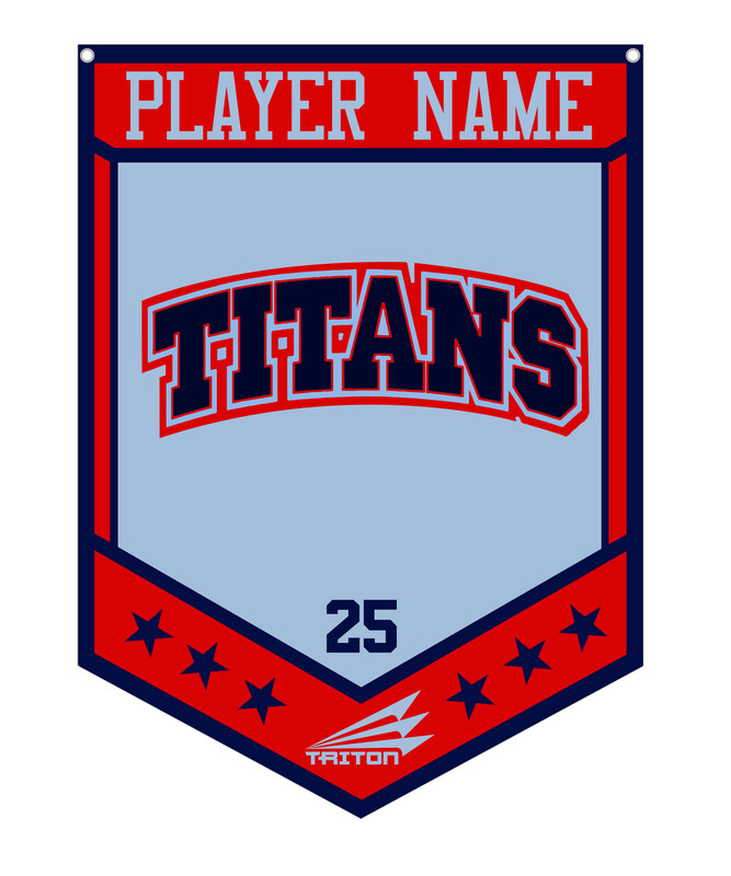 Titans Baseball Club (Sharp) Custom Banner #CB1