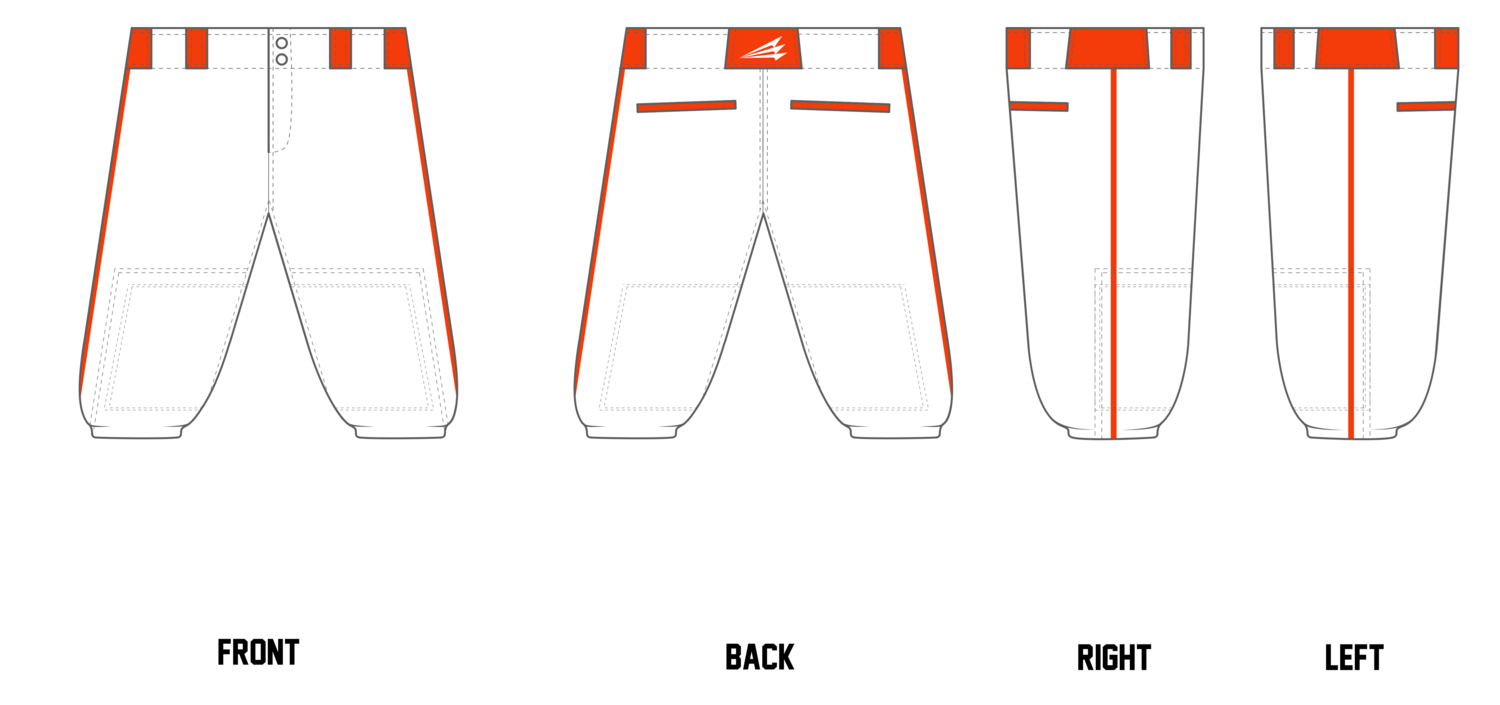 Austin United Tigers Custom Knicker Baseball Pant #BP11b