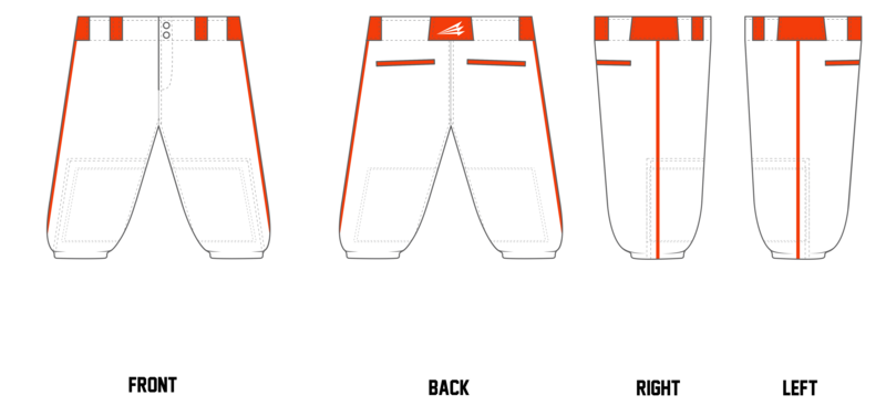 Austin United Tigers Custom Knicker Baseball Pant #BP11b