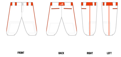 Austin United Tigers Custom Knicker Baseball Pant #BP11b