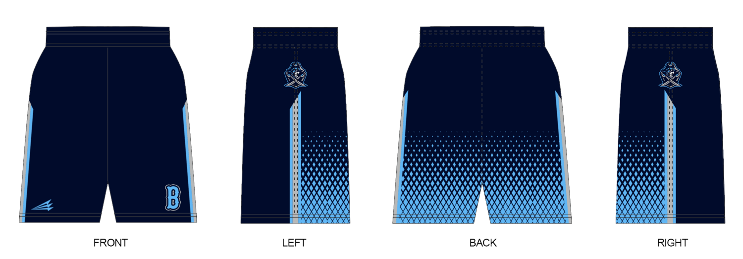 Bucs (Leger) Custom Revolution Pocket Shorts #RV5