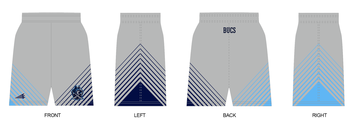Bucs (Leger) Custom Revolution Pocket Shorts #RV6
