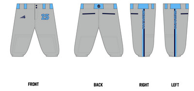 Bucs (Leger) Custom Knicker Baseball Pant #BP8C