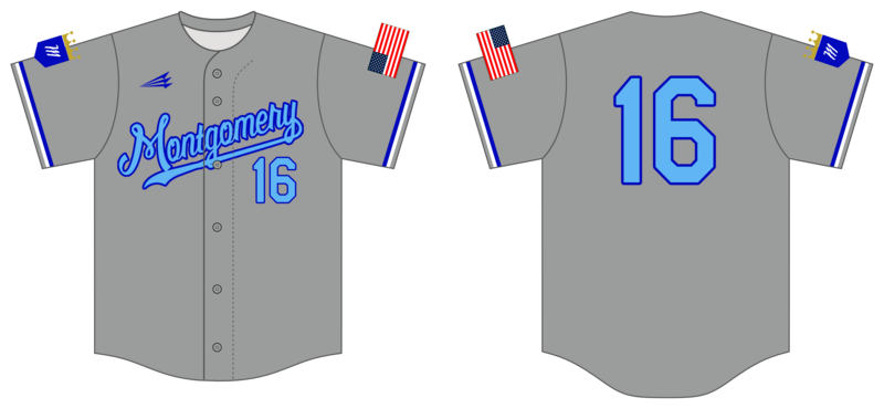 Montgomery Royals Custom HexaFlex Baseball Jersey #J7D