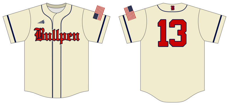 Bullpen Braves Custom HexaFlex Baseball Jersey #J1