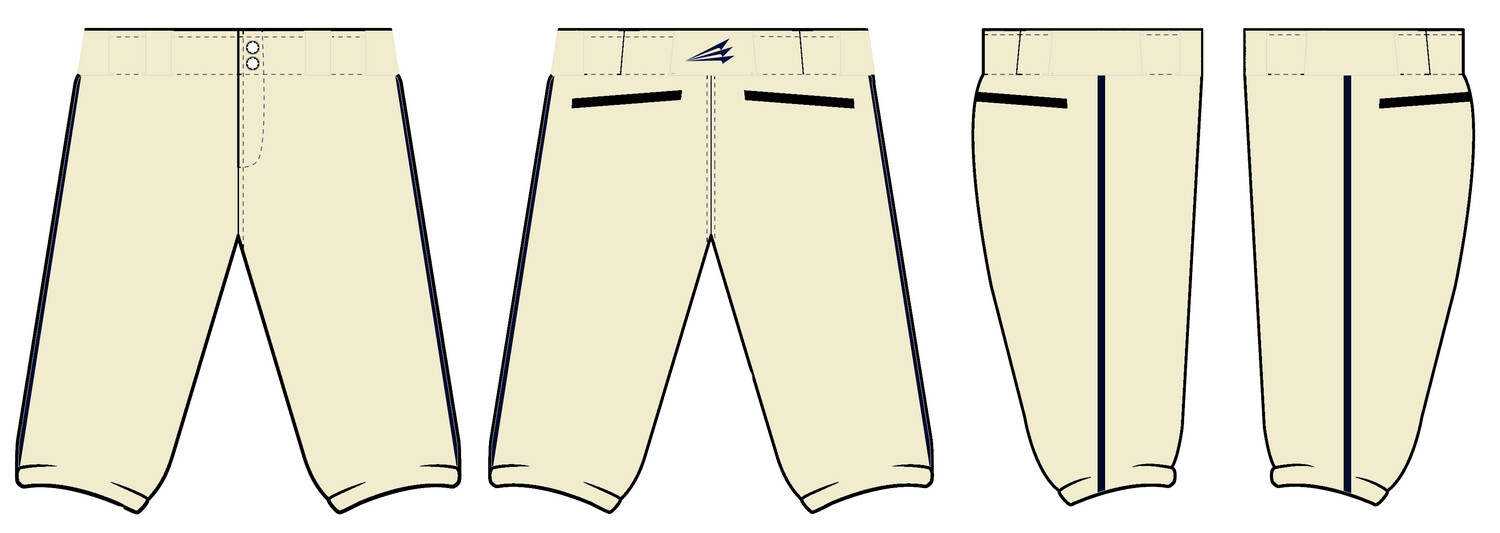 Bullpen Braves Custom Knicker Baseball Pant #BP1