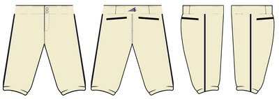 Bullpen Braves Custom Knicker Baseball Pant #BP1