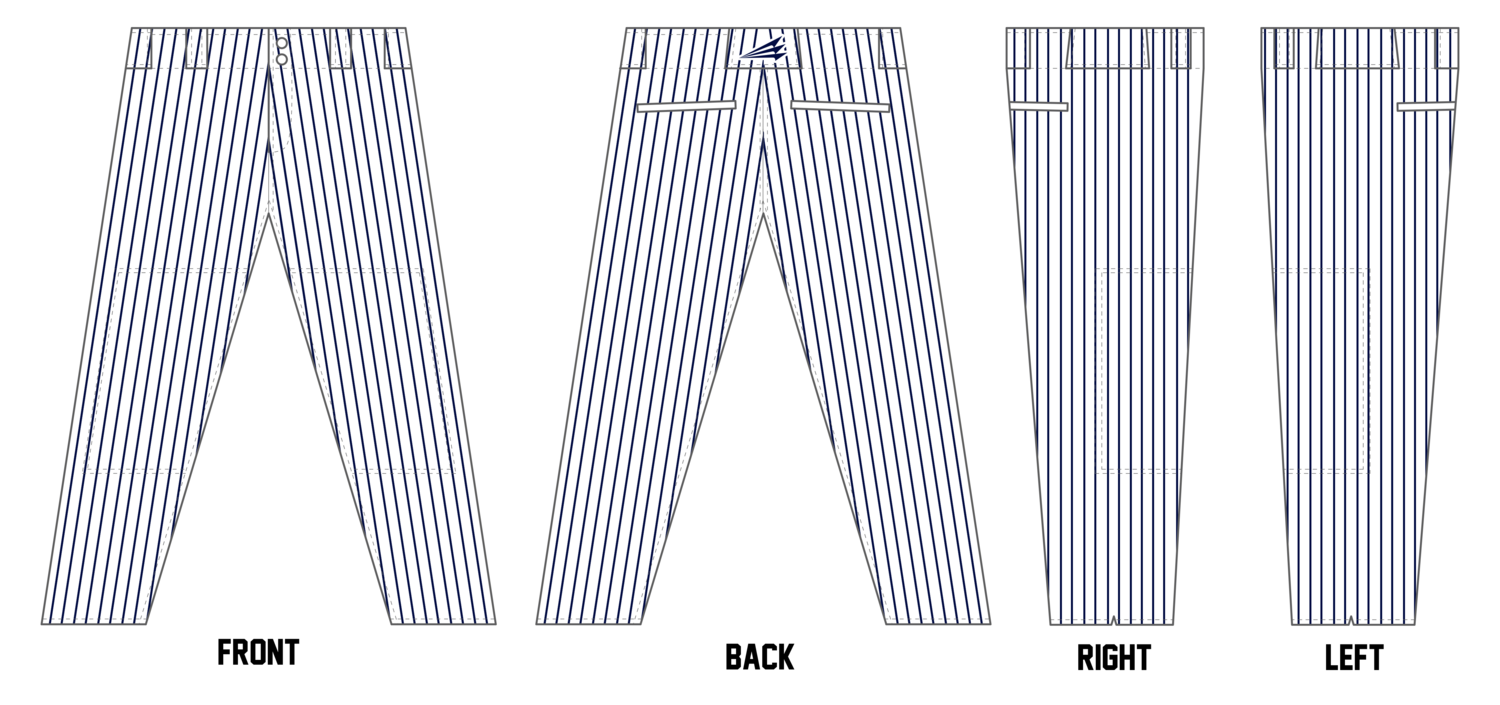 Bullpen Braves Custom Long Relaxed Baseball Pant #BP9