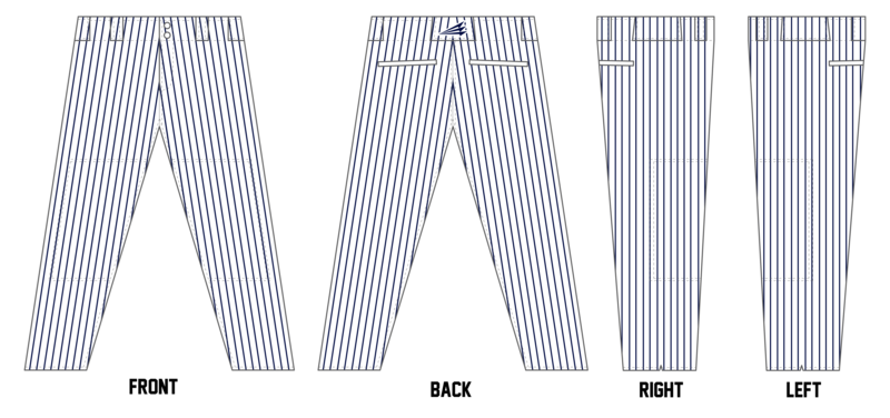 Bullpen Braves Custom Long Relaxed Baseball Pant #BP9