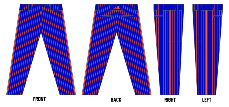 PTG Bulls Custom Long Relaxed Baseball Pant #BP5