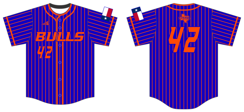 PTG Bulls Custom HexaFlex Baseball Jersey #J5B