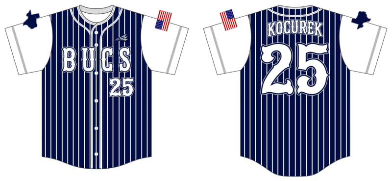 Bucs (Kocurek) Custom NanoDri Baseball Jersey #J9