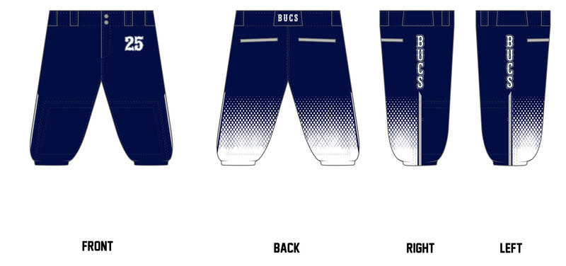 Bucs (Kocurek) Custom Knicker Baseball Pant #BP10B