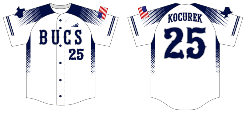 Bucs (Kocurek) Custom HexaFlex Baseball Jersey #J10B