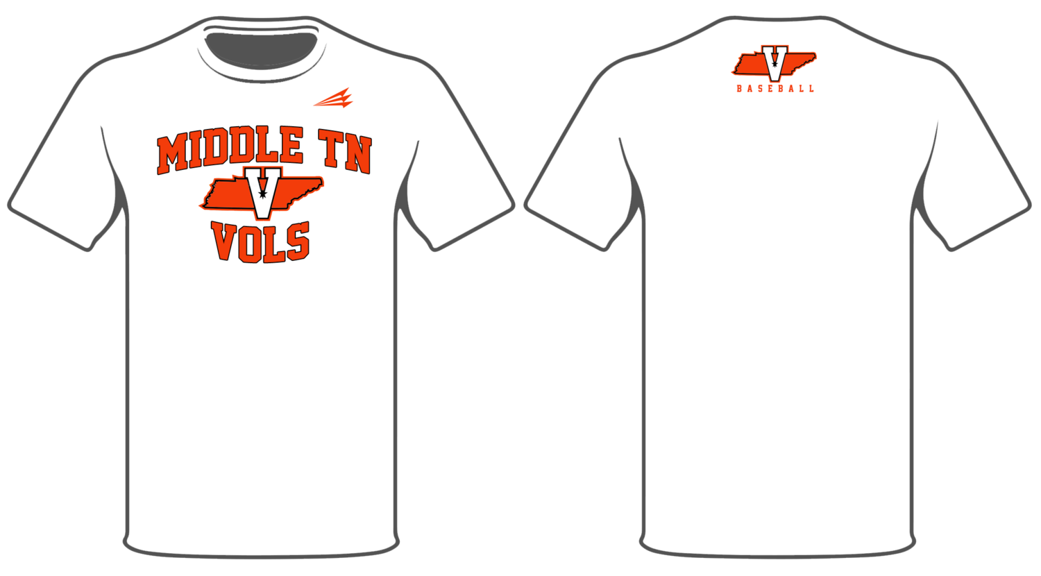 Middle TN Vols Custom HyperTee #HT4