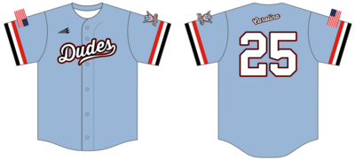 Carolina Dudes Custom NanoDri Baseball Jersey #J1b