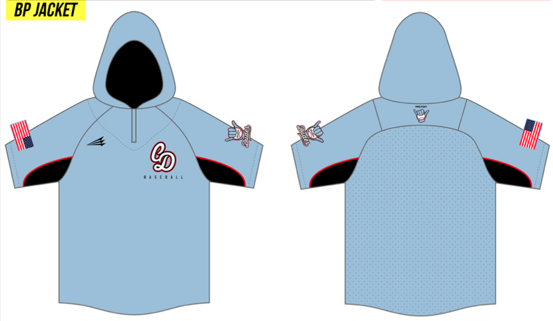 Carolina Dudes Custom Batting Practice Jacket #BPJ1
