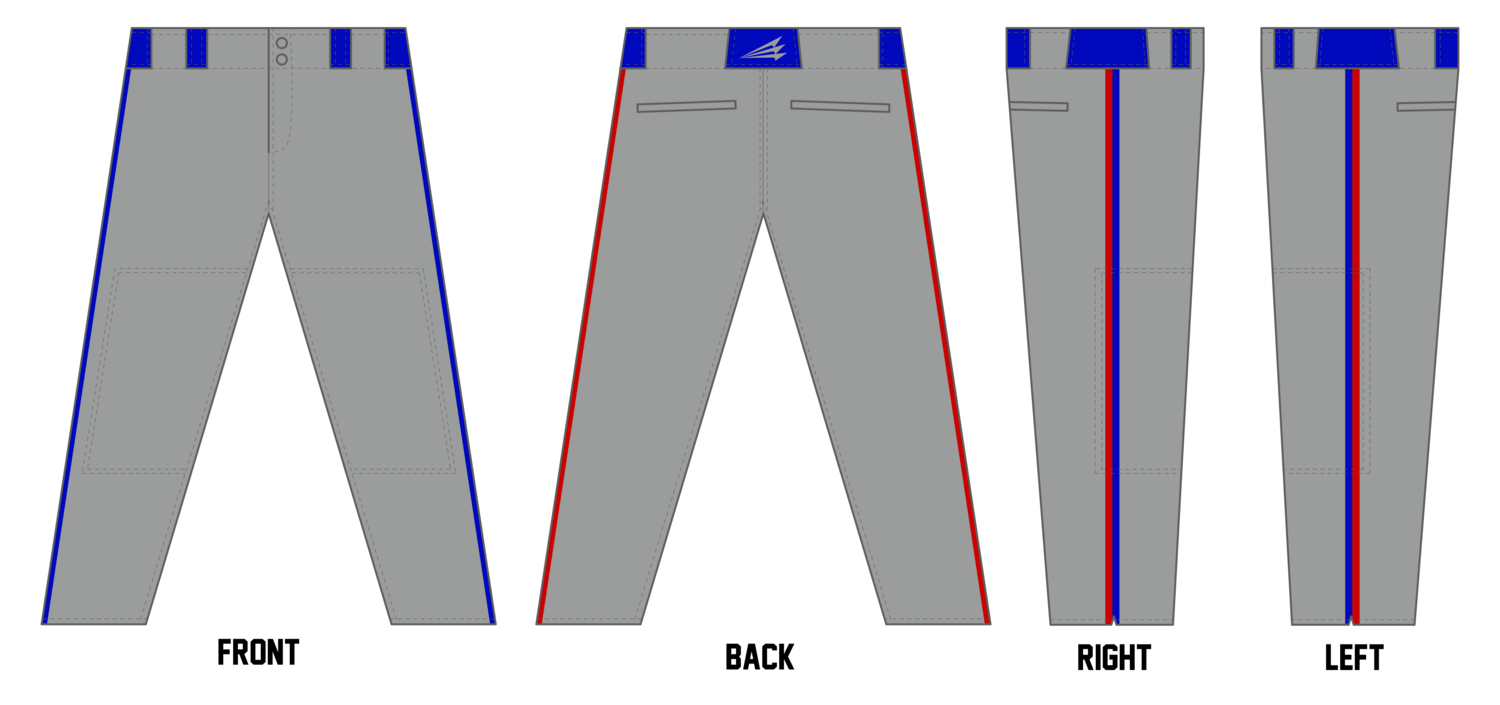 Mid Michigan Cubs Custom Relaxed Baseball Pant #BP2
