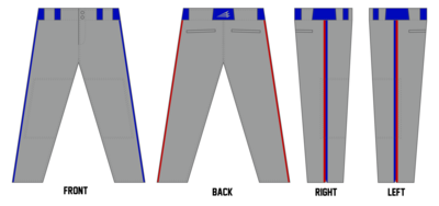 Mid Michigan Cubs Custom Relaxed Baseball Pant #BP2