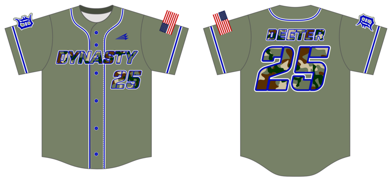 Cincinnati Dynasty Custom HexaFlex Baseball Jersey #J6