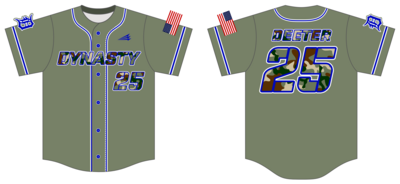 Cincinnati Dynasty Custom HexaFlex Baseball Jersey #J6