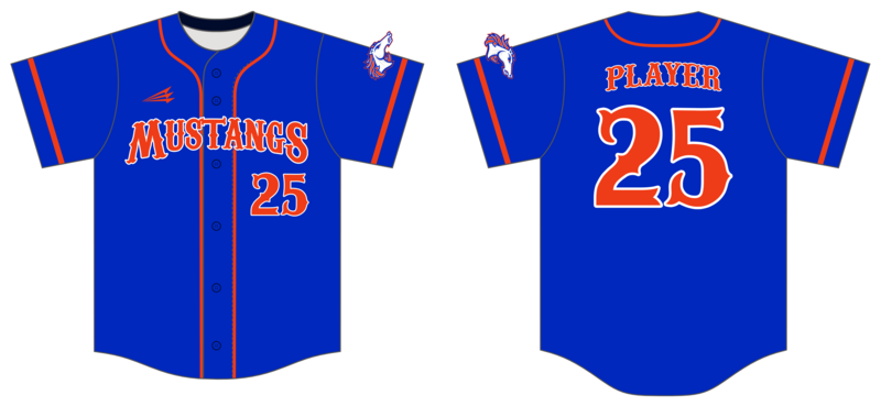 Iron Horse Mustangs Custom HexaFlex Baseball Jersey #J8A