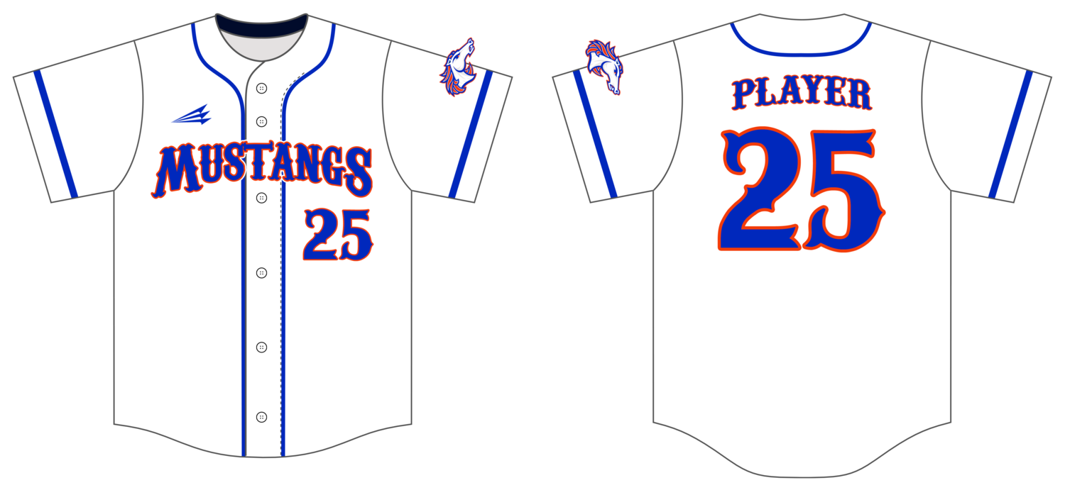 Iron Horse Mustangs Custom HexaFlex Baseball Jersey #J9
