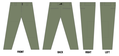 Arkansas Wildcats Custom Long Relaxed Baseball Pant #BP4B