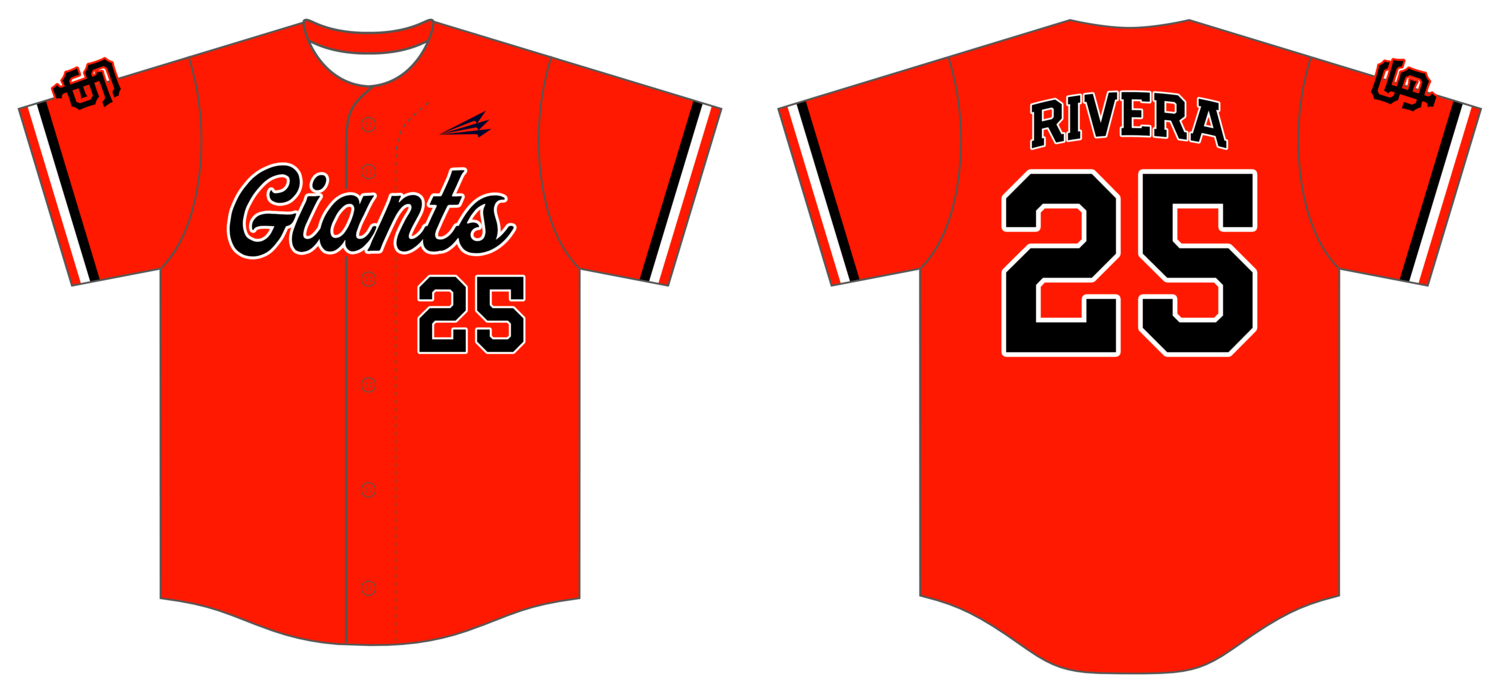 Smithfield Giants Custom HexaFlex Baseball Jersey #J1