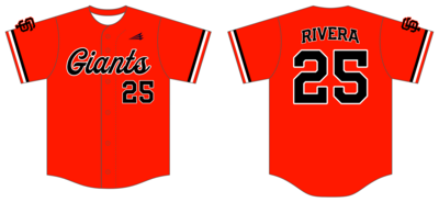 Smithfield Giants Custom HexaFlex Baseball Jersey #J1
