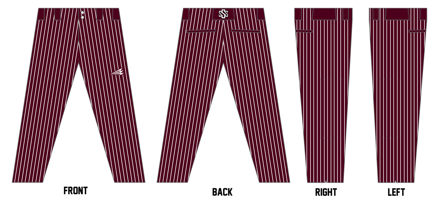 South Shore Smoke Custom Long Relaxed Baseball Pant #BP5