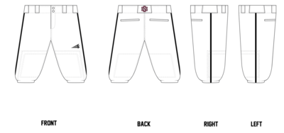 South Shore Smoke Custom Knicker Baseball Pant #BP4B