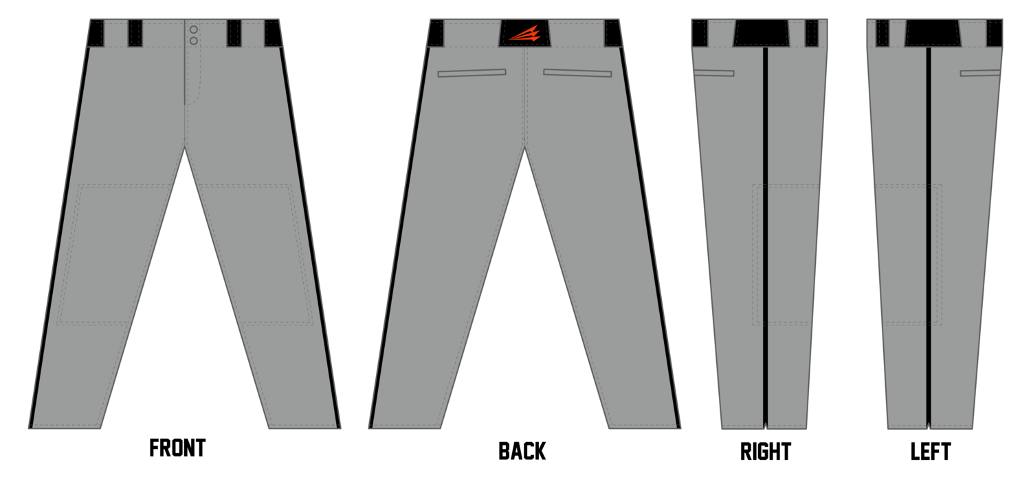 Smithfield Giants Custom Long Relaxed Baseball Pant #BP1